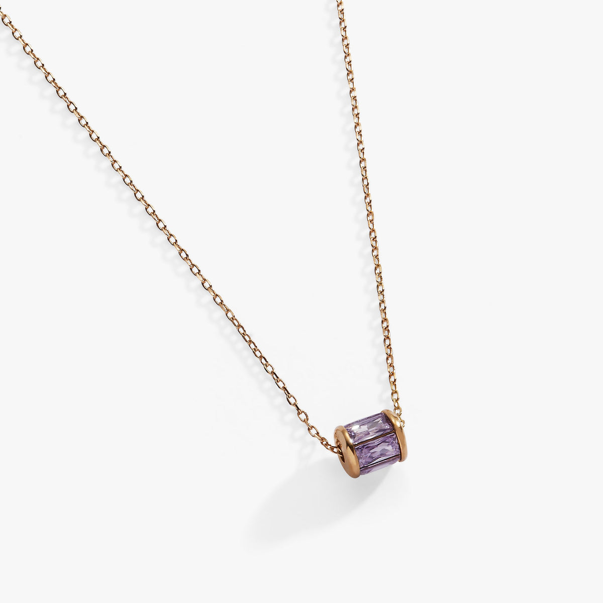 June Birthstone Precious Pendant Necklace