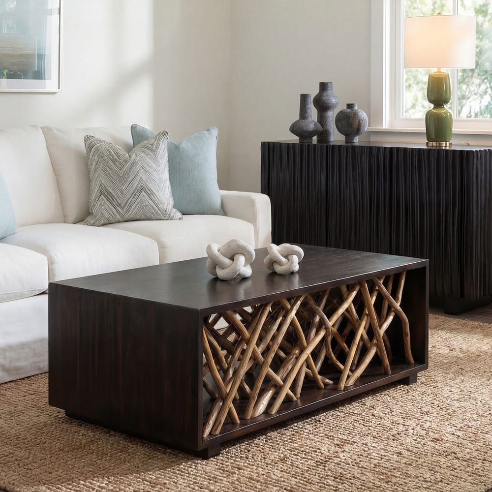 Kairo Walnut Teak Coffee Table