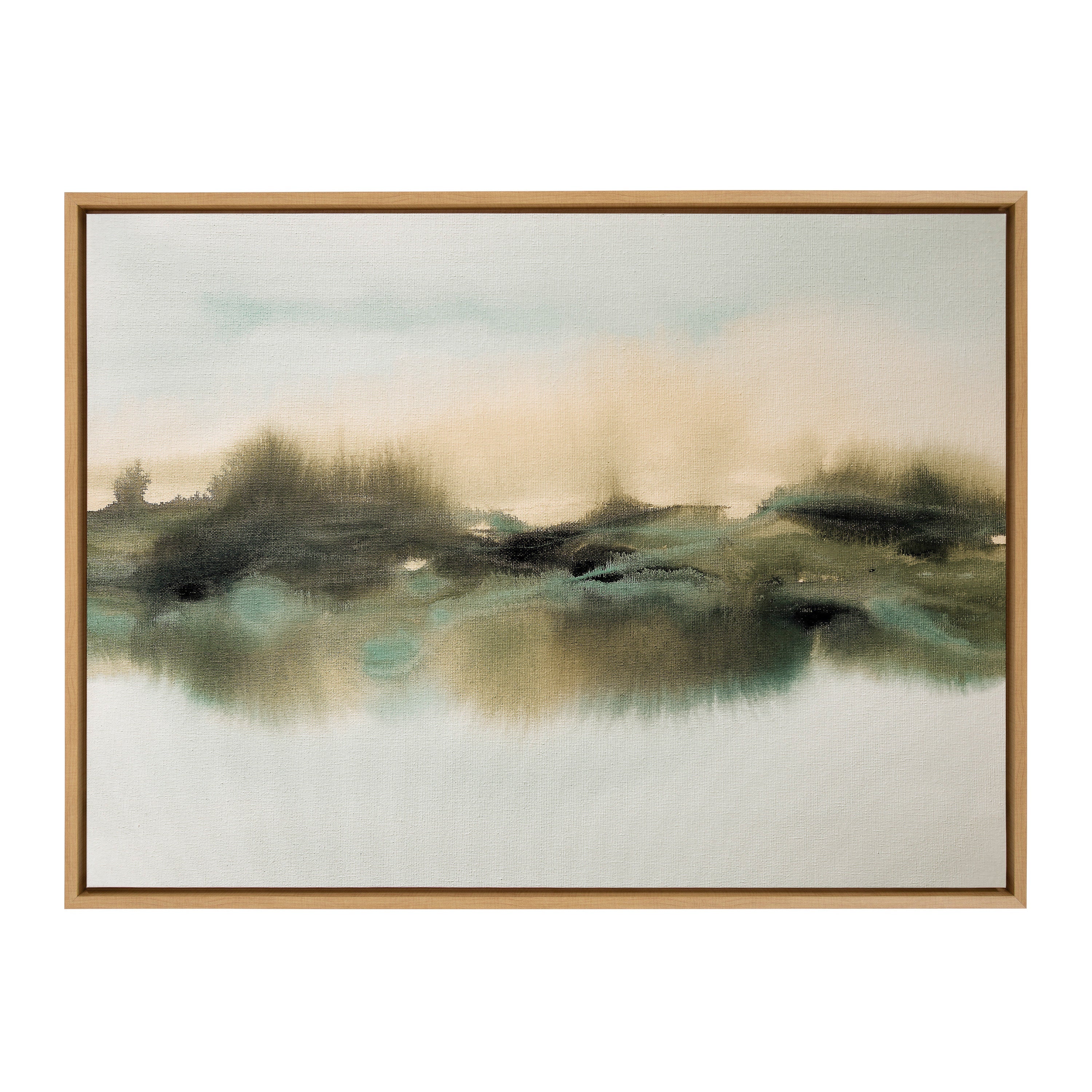 Sylvie Tranquil Meadows Framed Canvas by Amy Lighthall