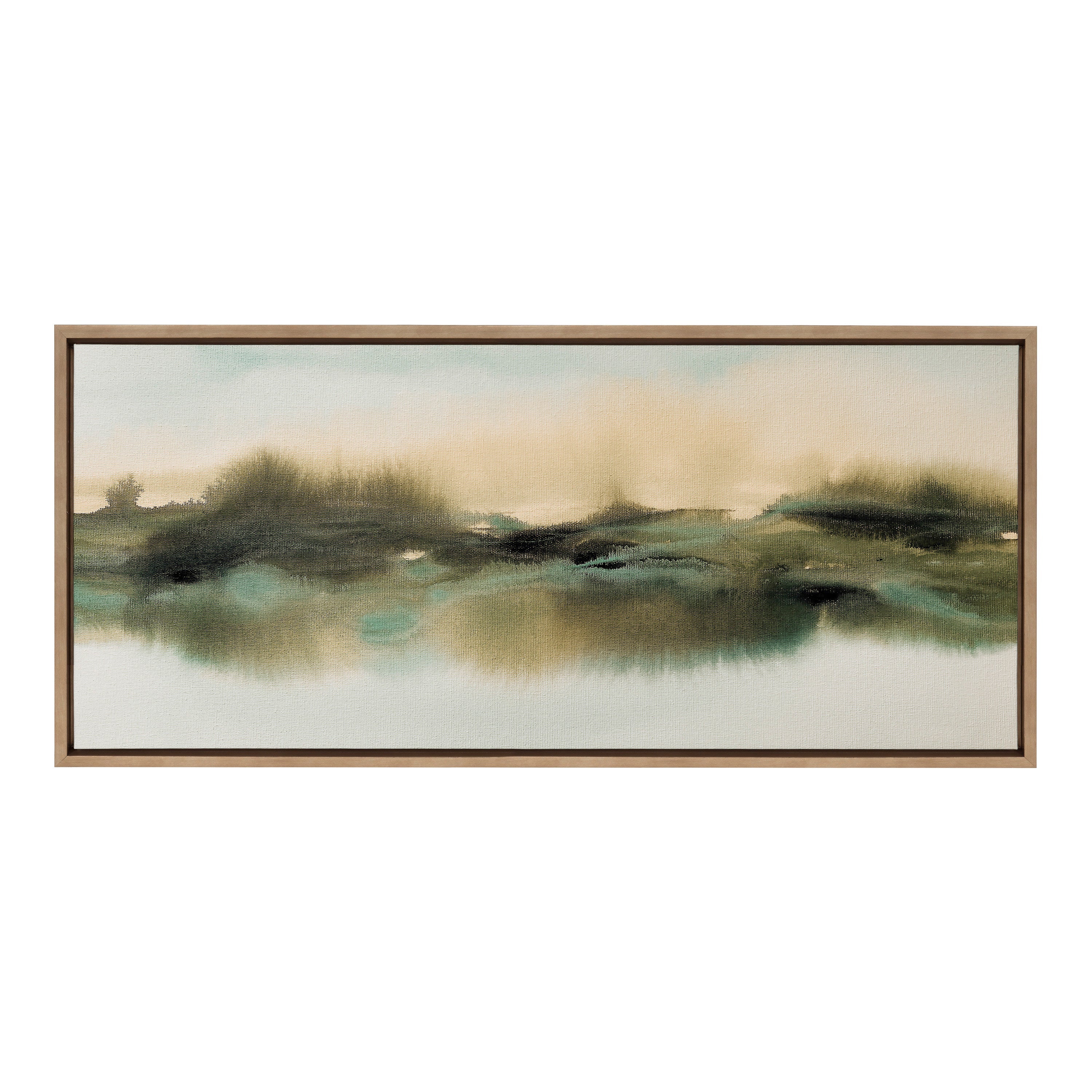 Sylvie Tranquil Meadows Framed Canvas by Amy Lighthall