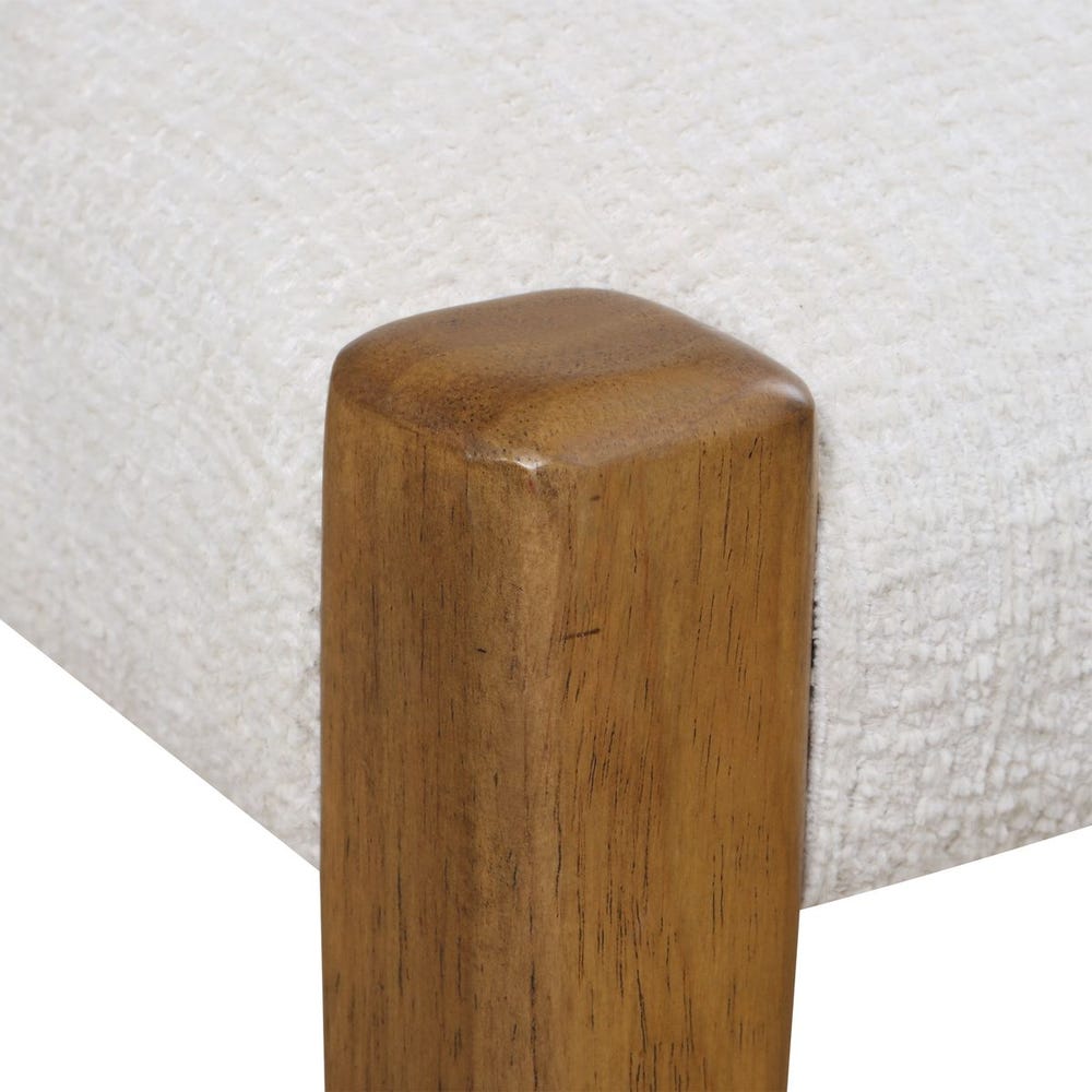 Langley Tufted Pecan Dining Chairs - Set of 2
