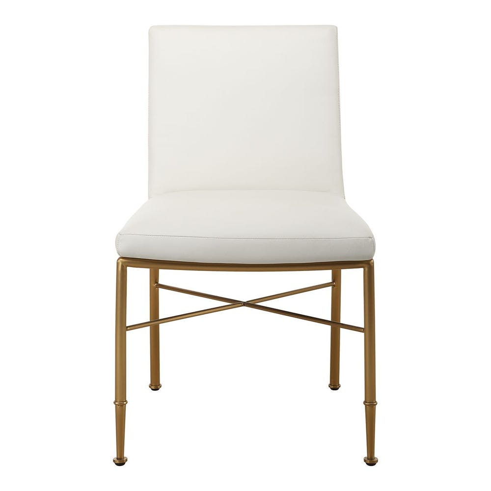 Lisette Brass Fretwork Dining Chair