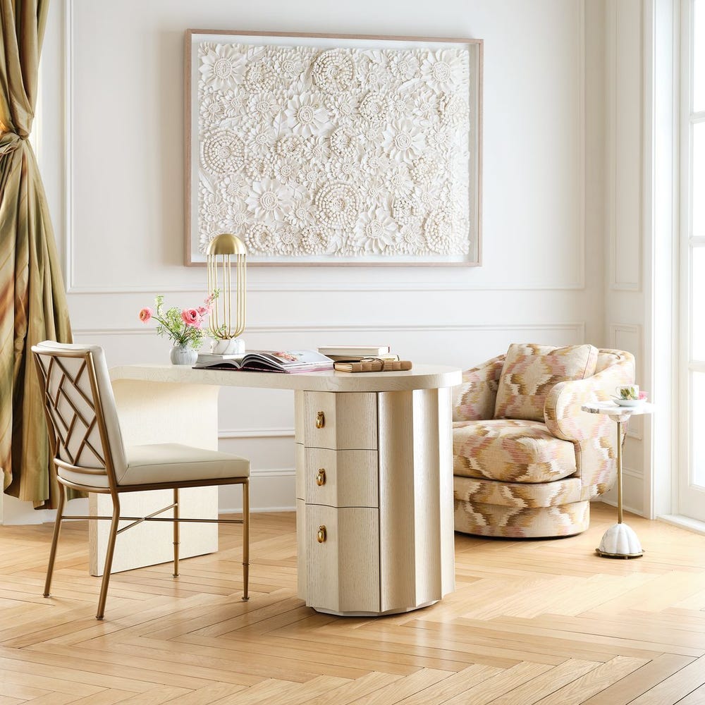 Lisette Brass Fretwork Dining Chair