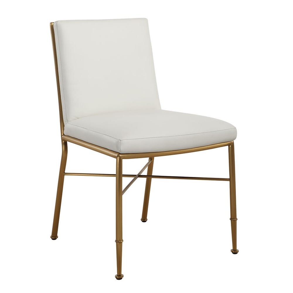 Lisette Brass Fretwork Dining Chair