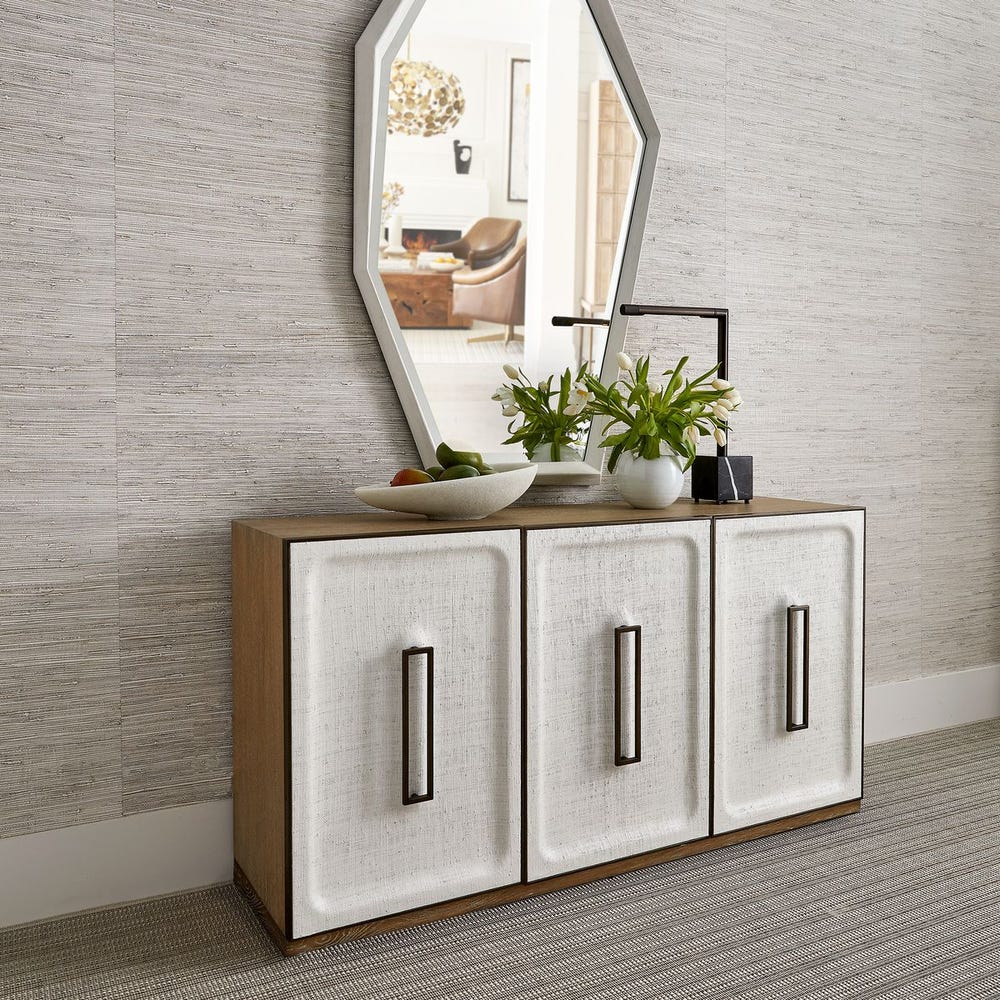 Maison Linen Three-Door Cabinet
