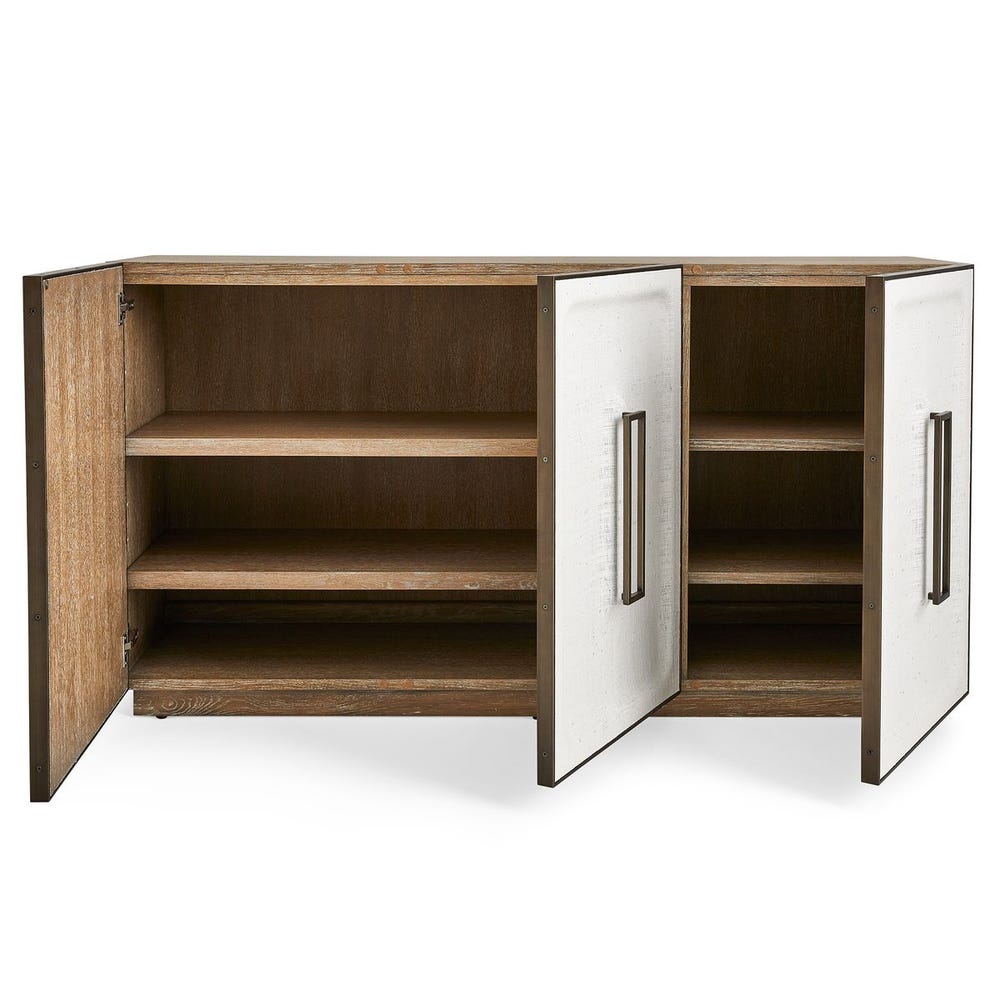 Maison Linen Three-Door Cabinet