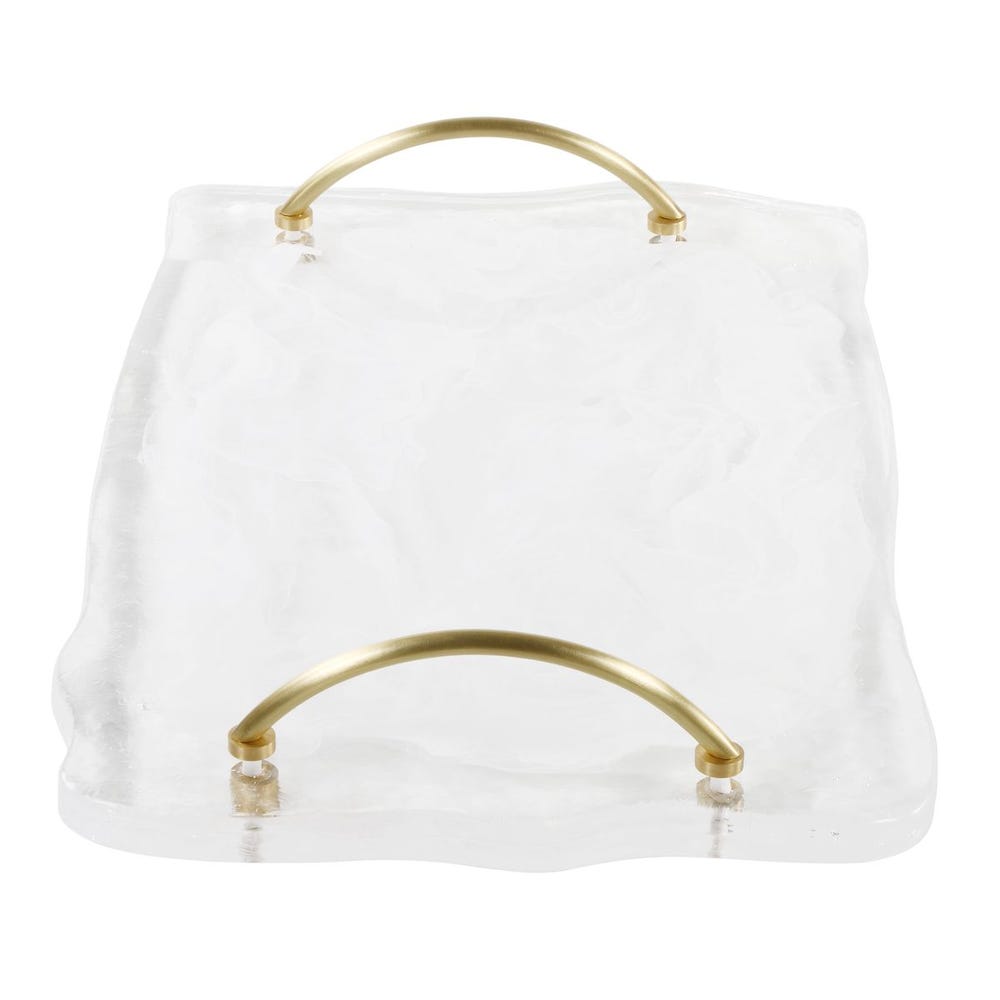Nadia Glass Ripple Fluid Vanity Tray