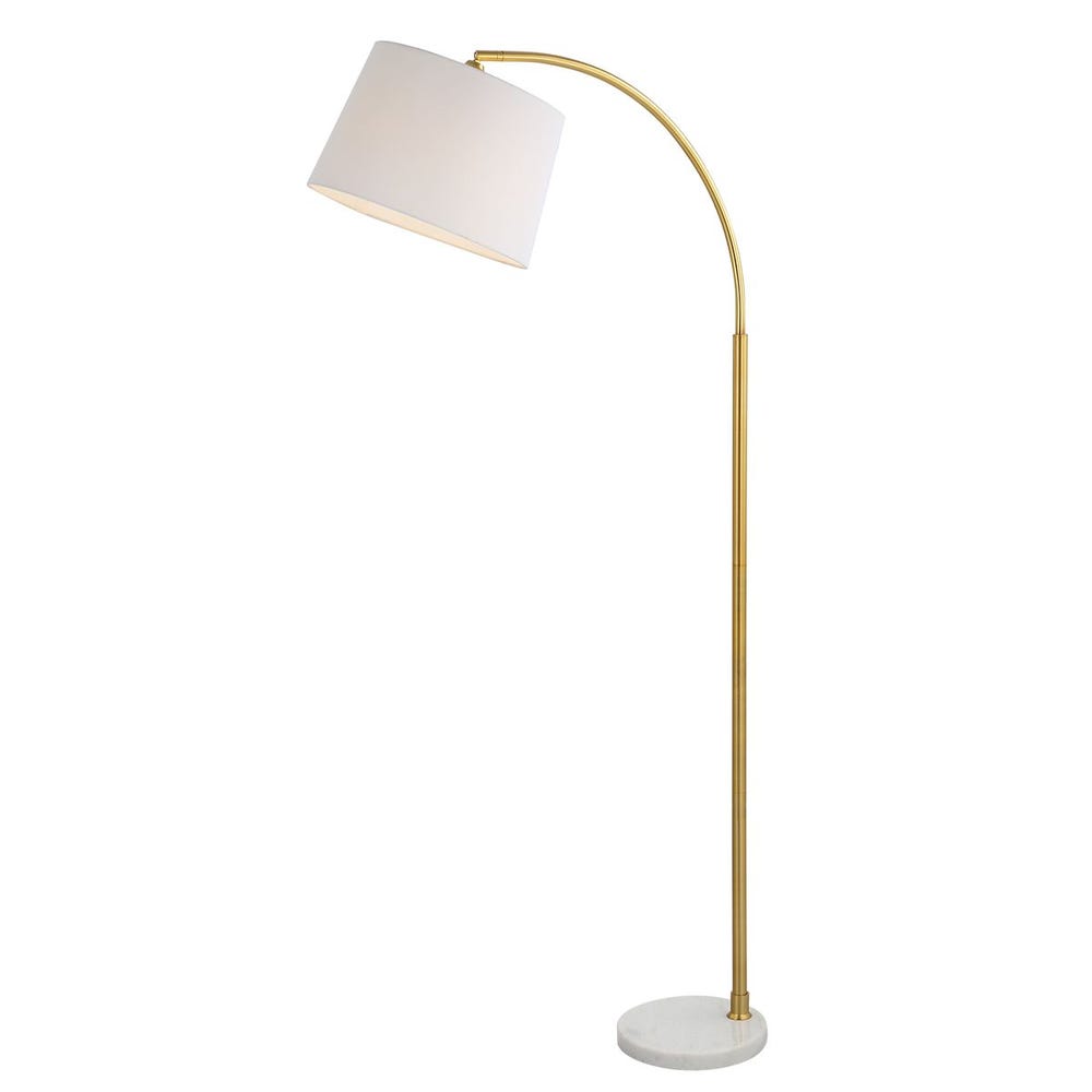 Micah Adjustable Metallic Arc Floor Lamp