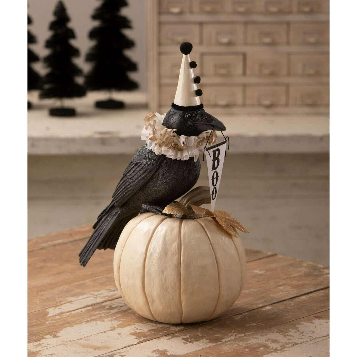 Midnight Messenger Crow by Bethany Lowe Designs