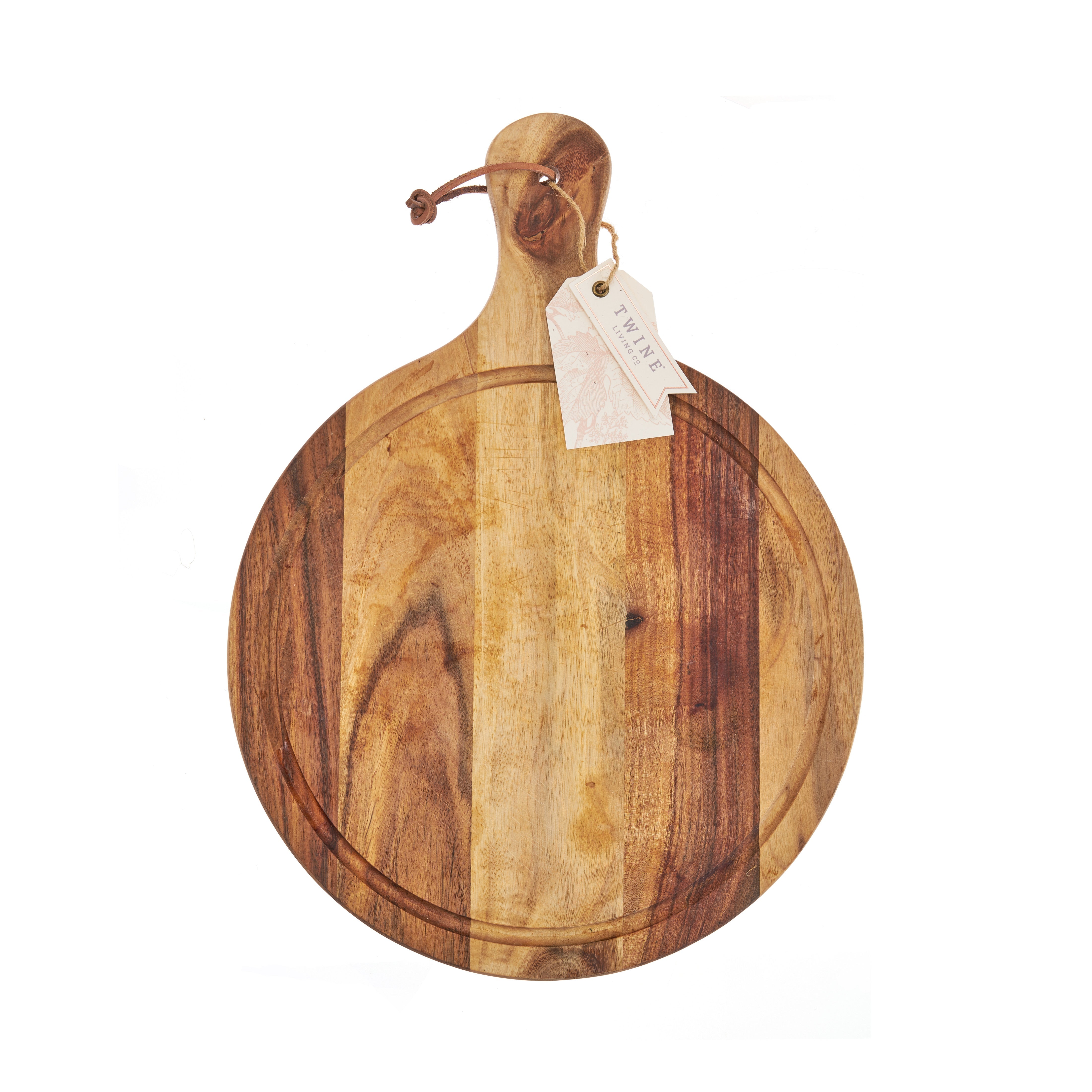 12' Acacia Wood Artisan Cheese Paddle