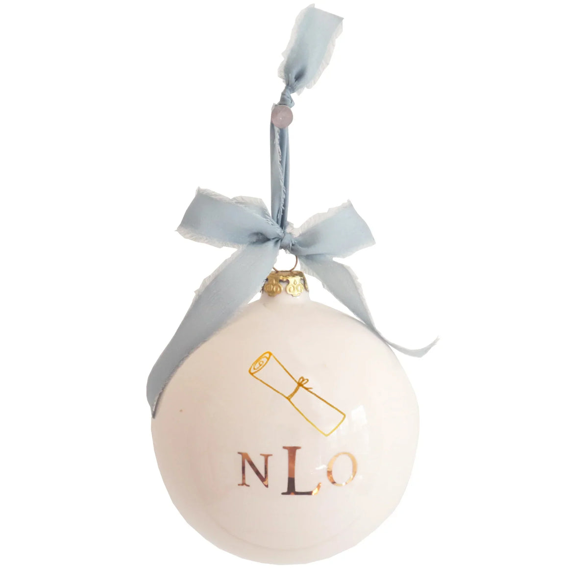 Monogrammed Keepsake Ornament- Graduation