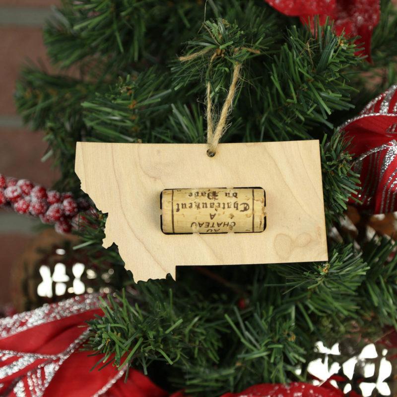 Montana Wine Cork Holder Ornaments