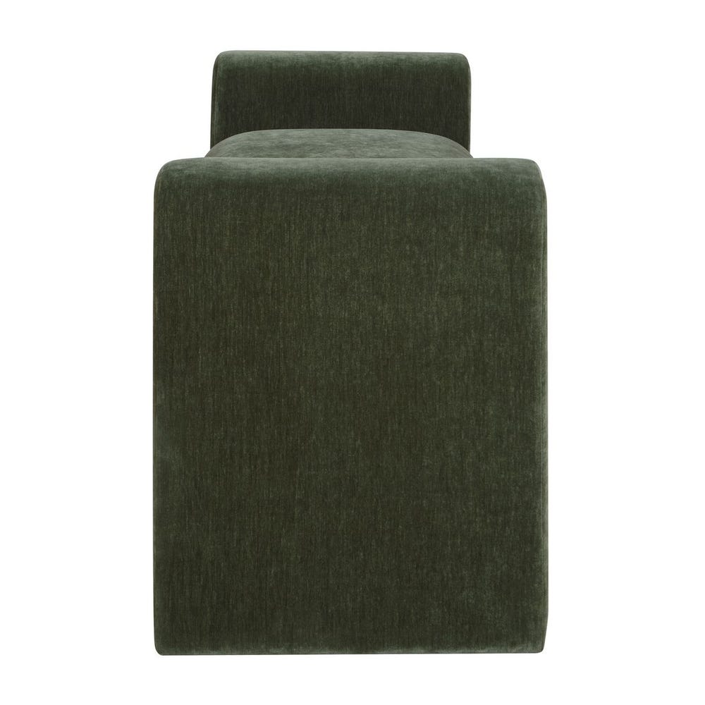 Mossvale Distressed Velvet Bench