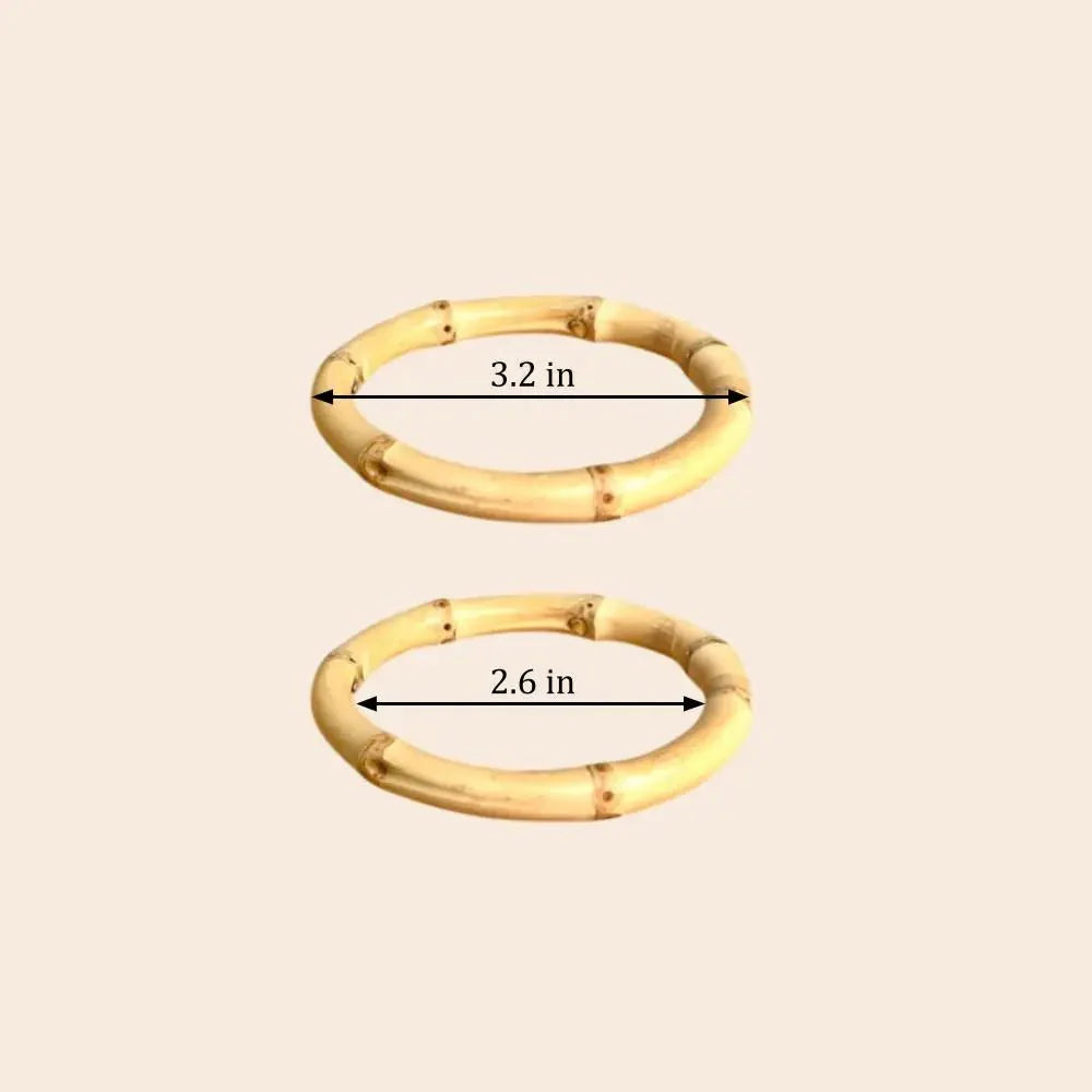 Natural Bamboo Bangle Bracelet