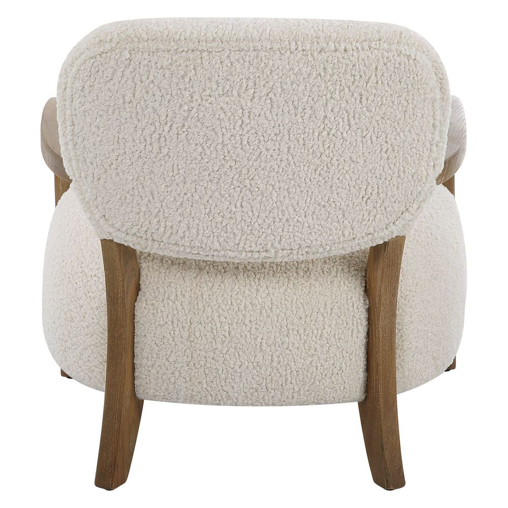 Briar Natural Faux Shearling Accent Chair