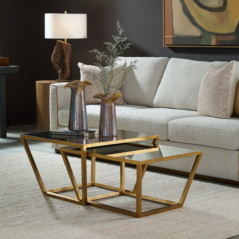 Aurelle Sculptural Nesting Coffee Tables