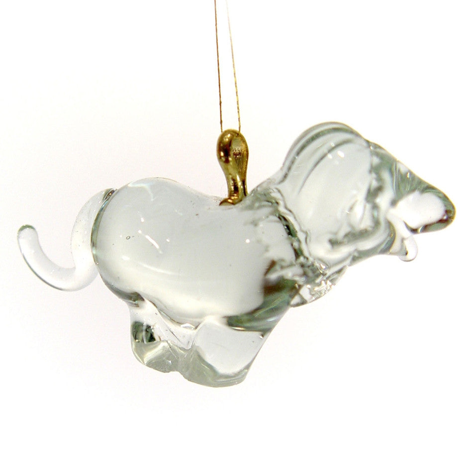 Reycycled Glass Animal Ornaments
