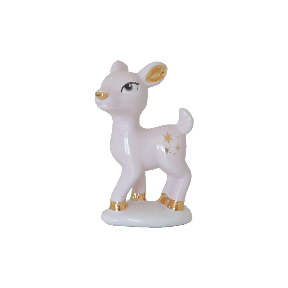 Retro Reindeer Baby in Pink