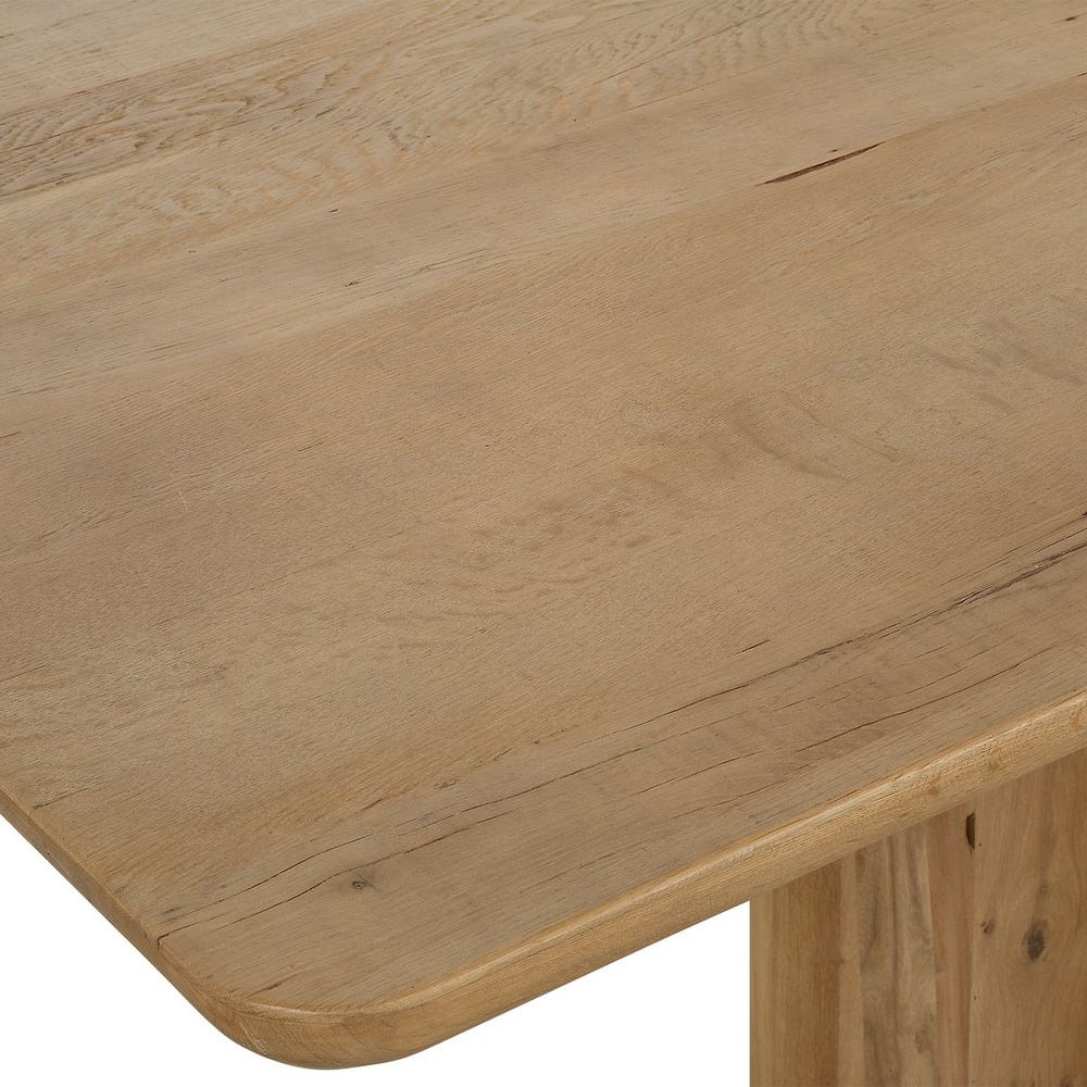 Reclaimed Oak Pedestal Extension Dining Table