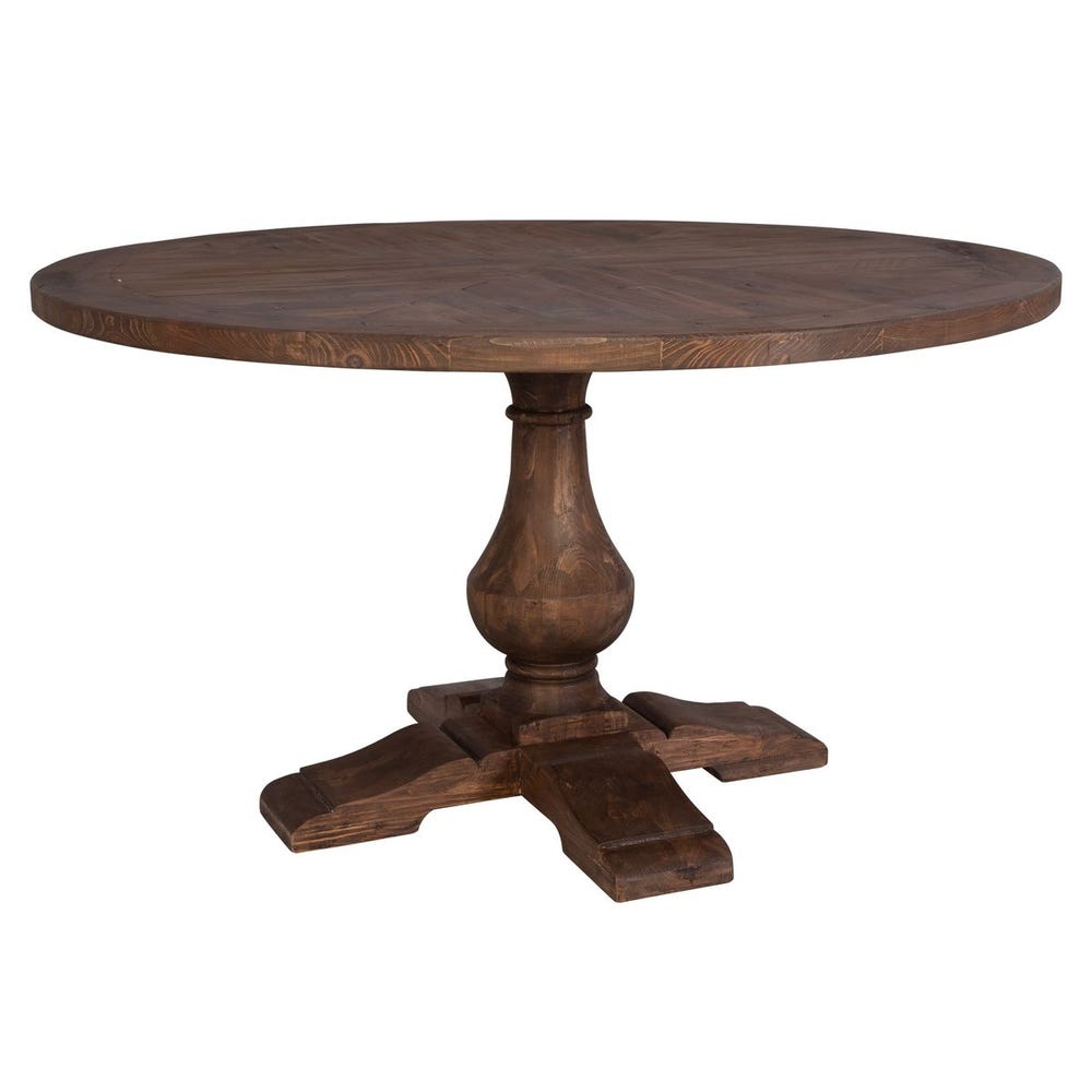 Reclaimed Wood Round Dining Table