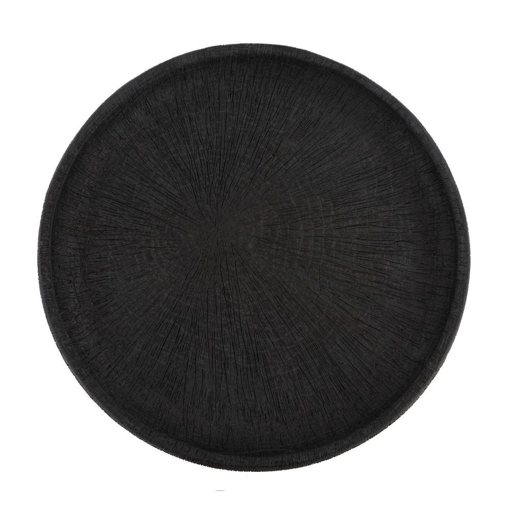 Textured Black Indoor Outdoor Bowl