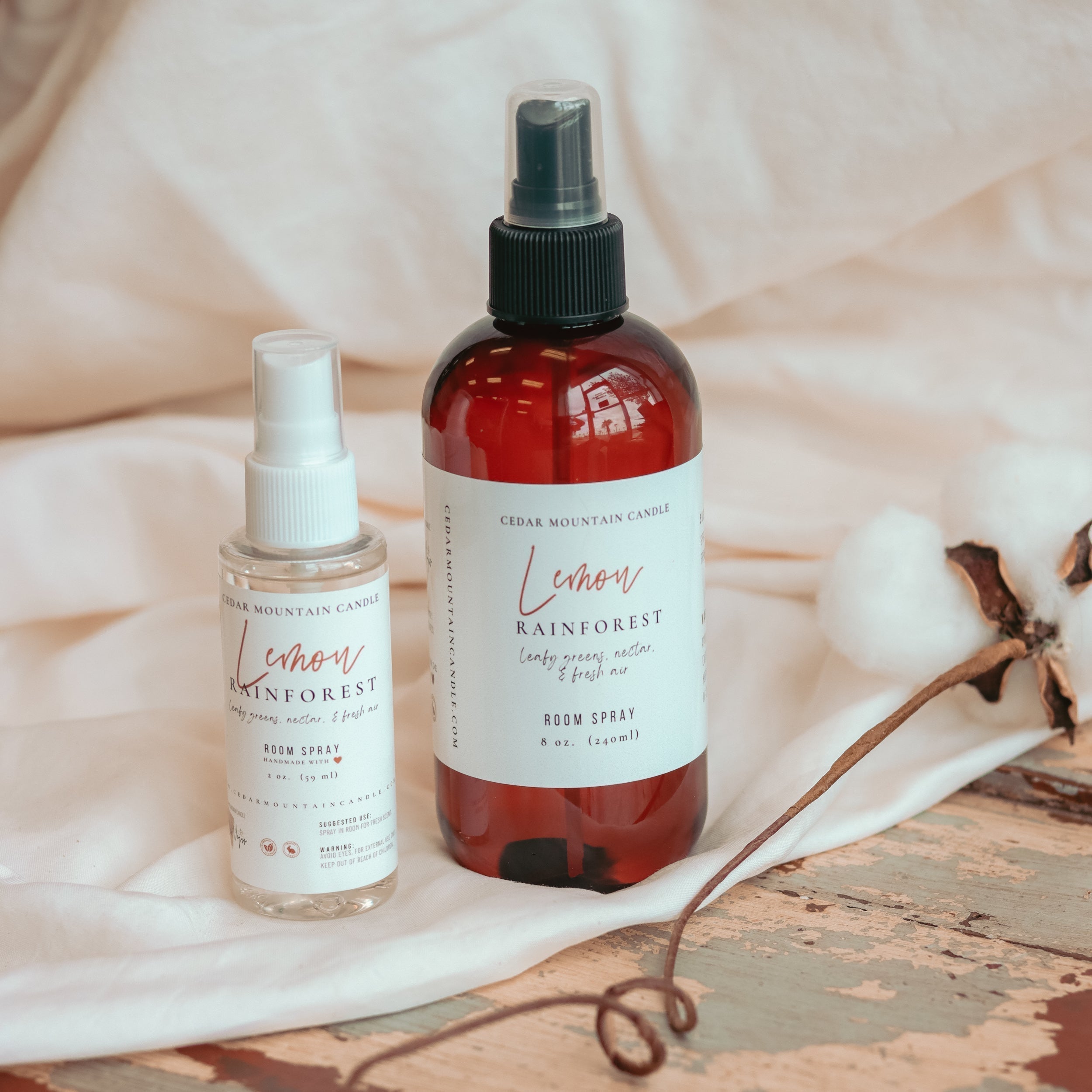 8 oz Room Spray - Rose Petals & Birch