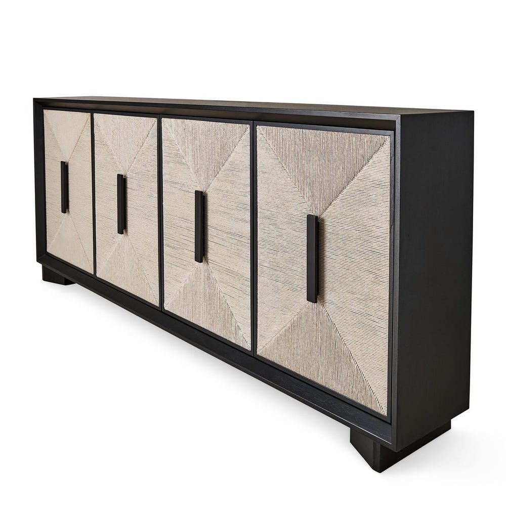 Cordelia Rope Four-Door Cabinet