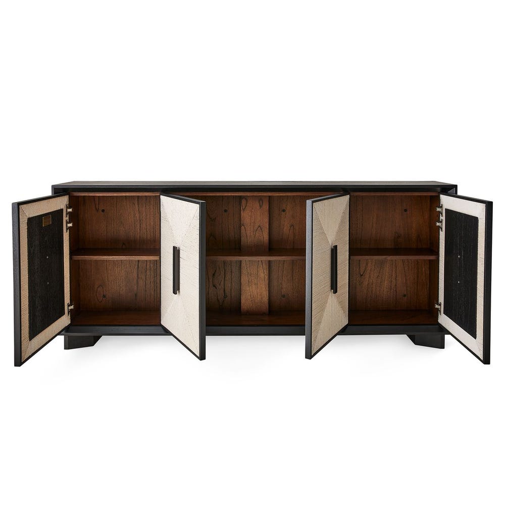 Cordelia Rope Four-Door Cabinet