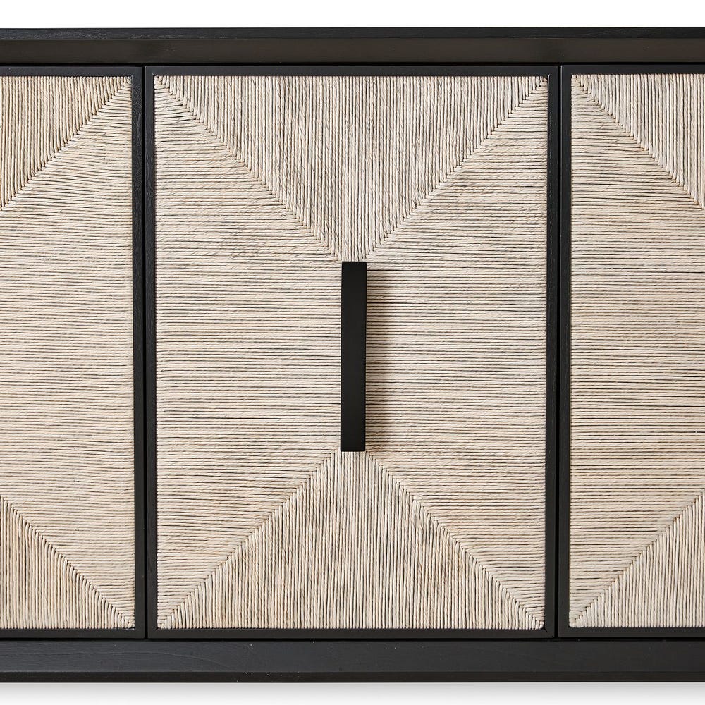 Cordelia Rope Four-Door Cabinet
