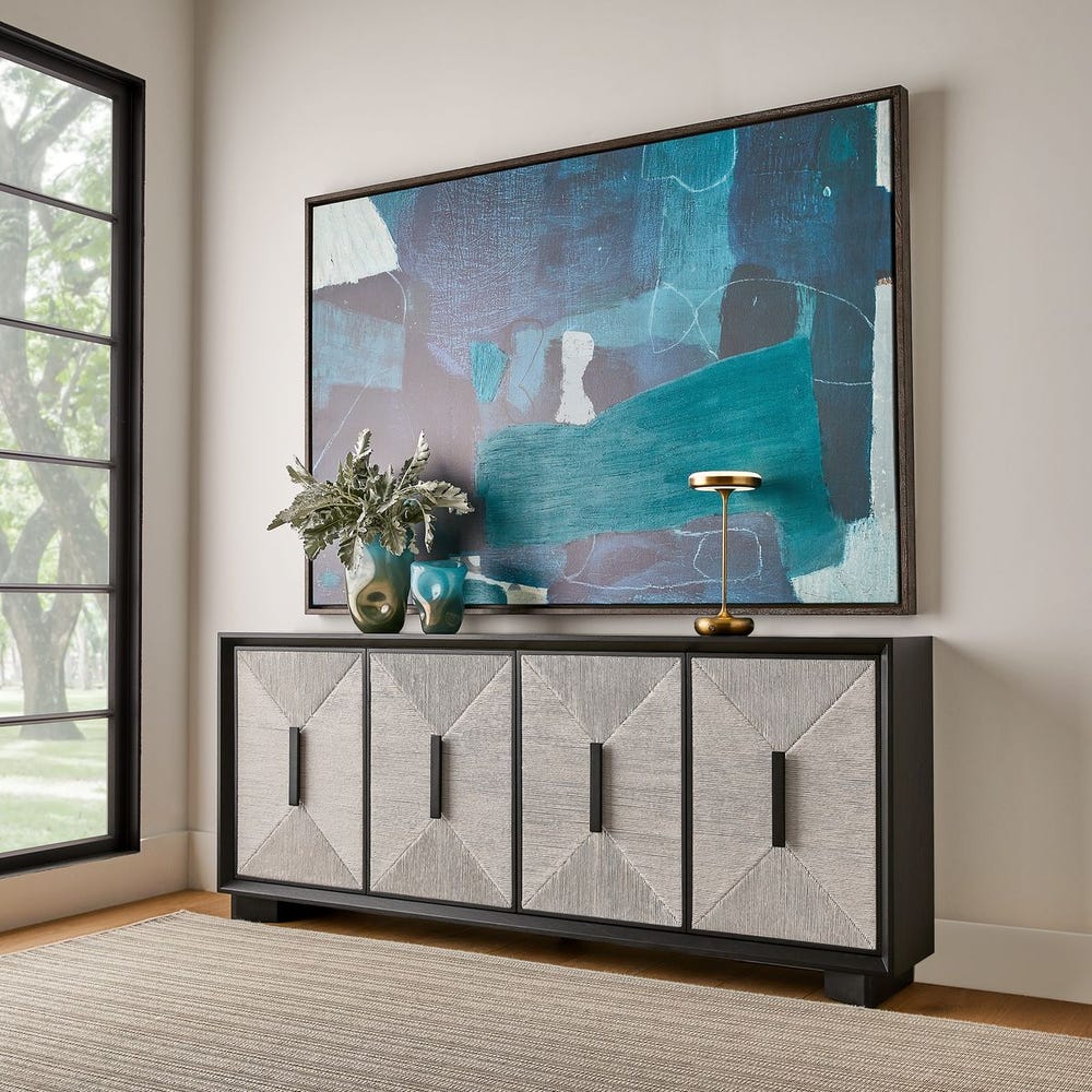 Cordelia Rope Four-Door Cabinet