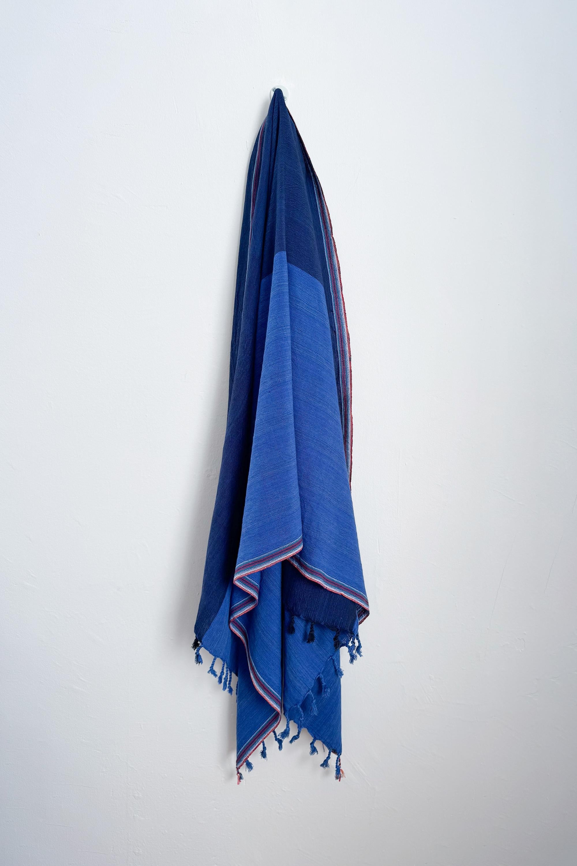 Aegean Blue Tonal Blanket