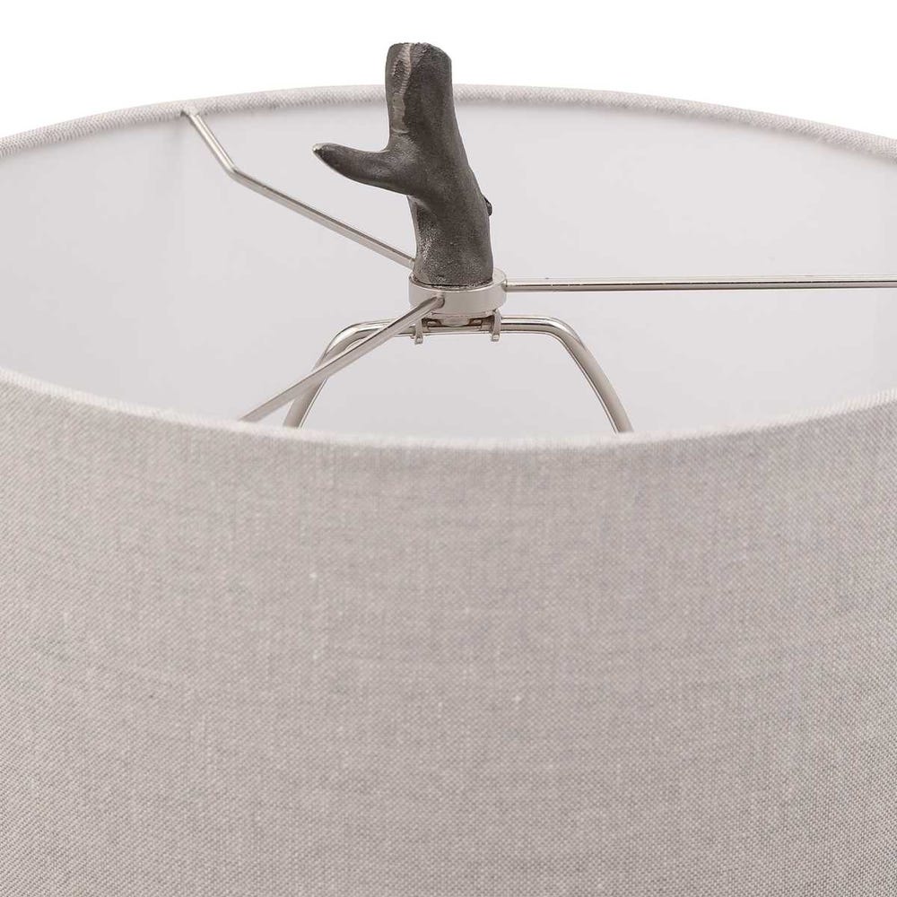 Anatole Rustic Organic Gunmetal Table Lamp