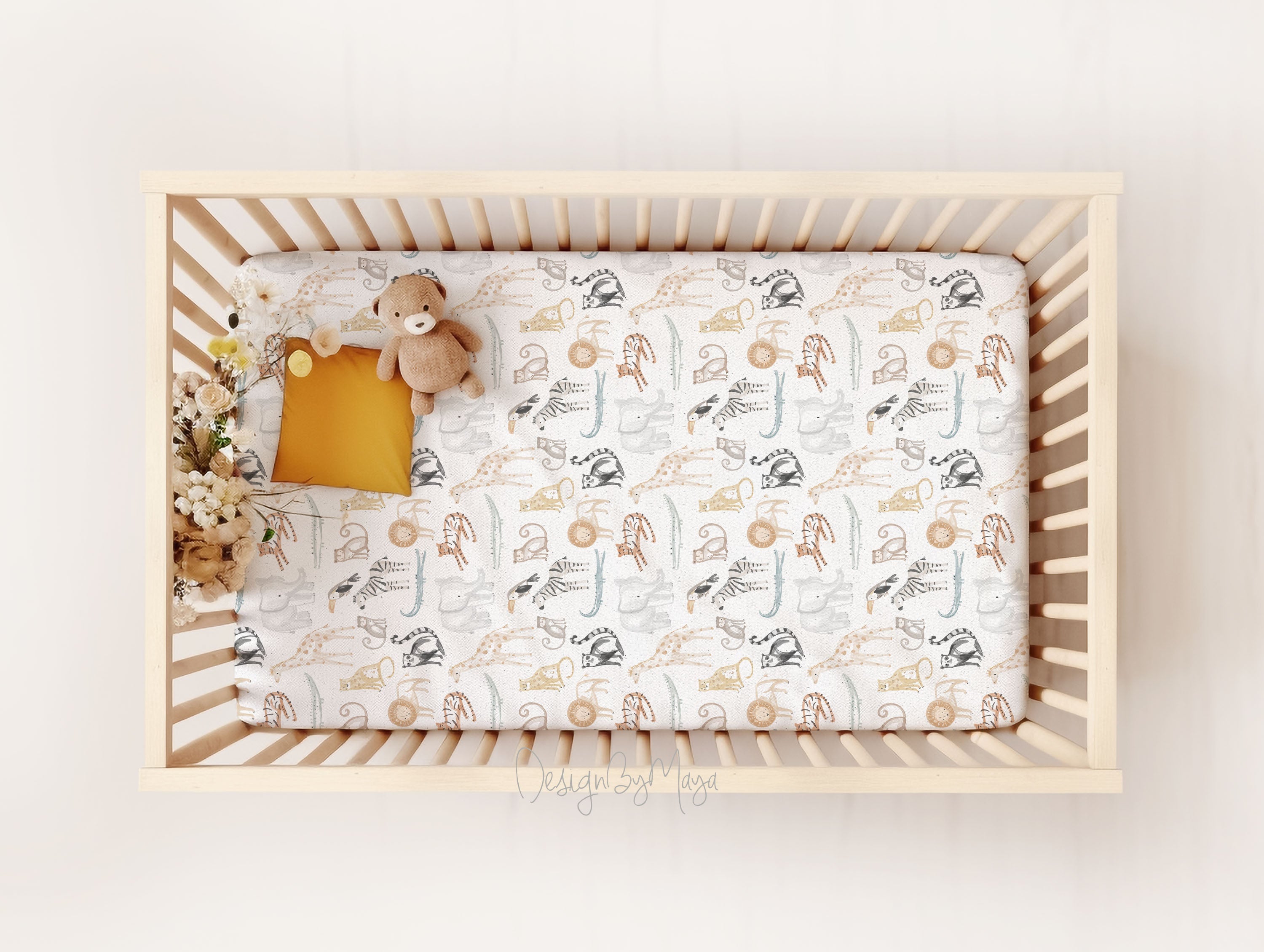 Baby Dogs crib sheet - Minky / Jersey Crib Sheet