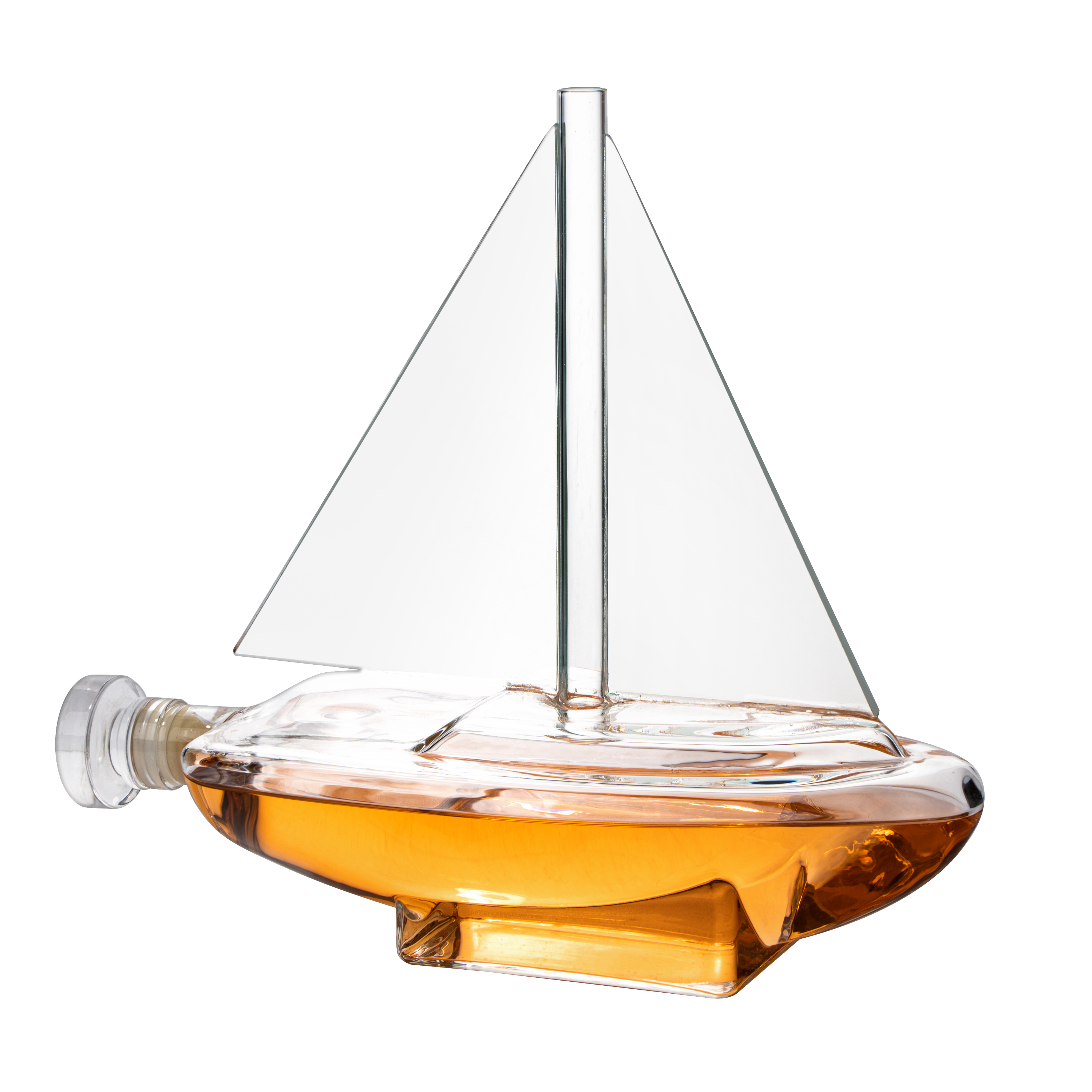 Sailboat Whiskey Wine Decanter Ship Ship Decanter Set 750ML Drink Dispenser For Wine
