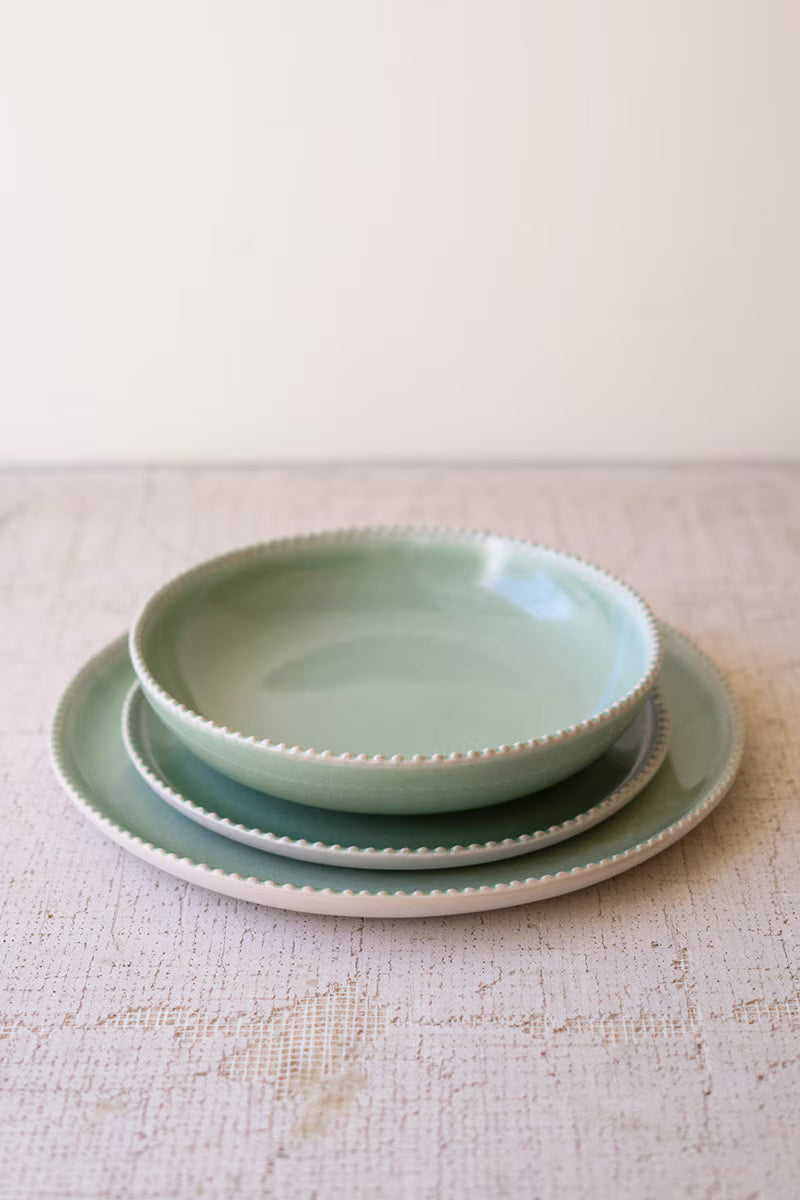 Sea Mist Ceramic Place Setting