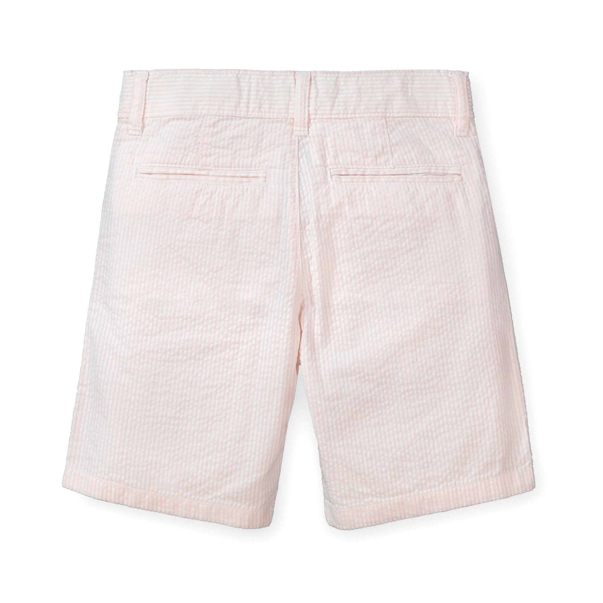 Organic Seersucker Short Pink - Baby