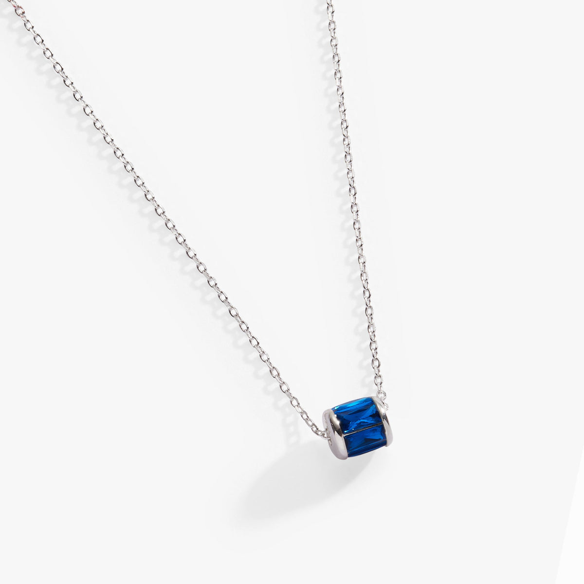 September Birthstone Precious Pendant Necklace