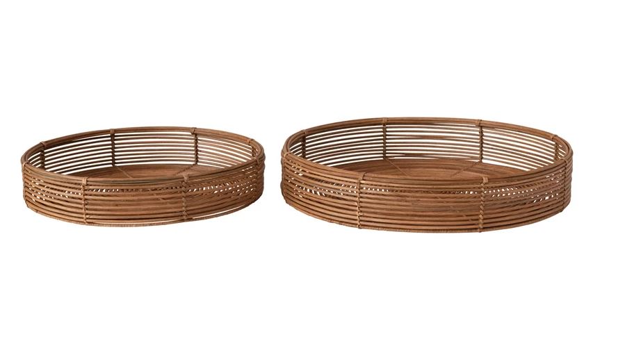 Hand Woven Rattan Trays