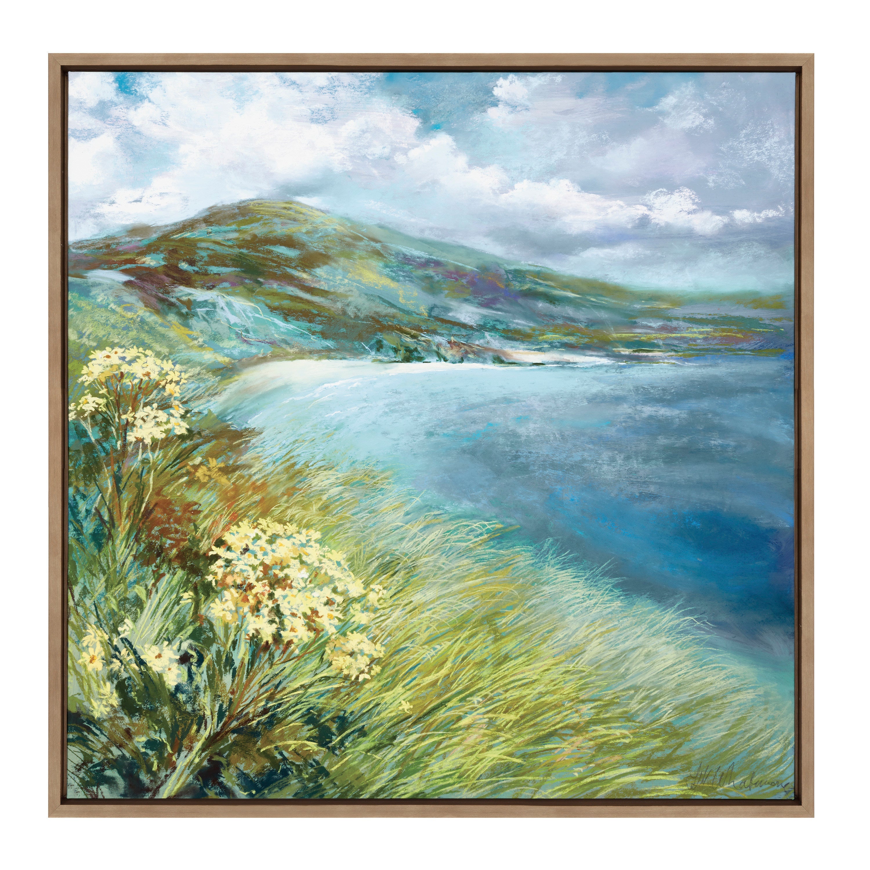Sylvie Emerald Isle Ring of Kerry Framed Canvas by Nel Whatmore