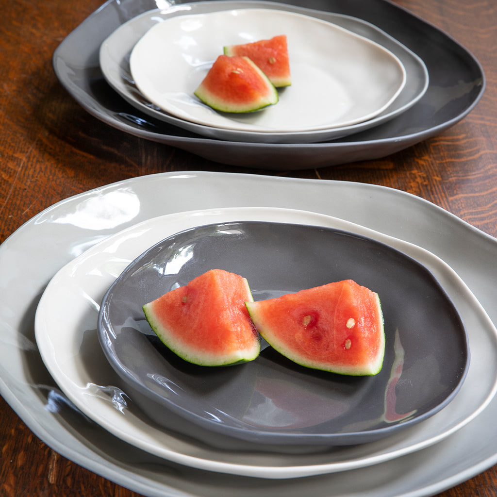 Tam Stoneware Platter, Sterling