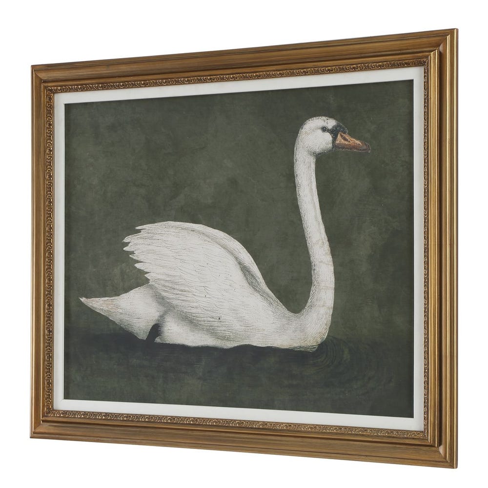 Stillwater Swan Lake Framed Wall Art