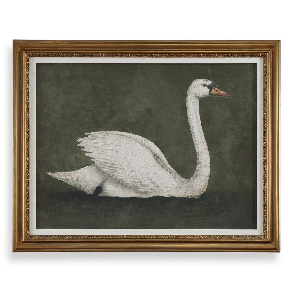 Stillwater Swan Lake Framed Wall Art