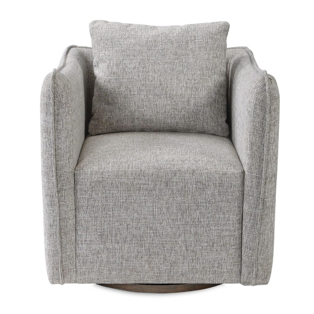 The Beckett Tweed Swivel Chair