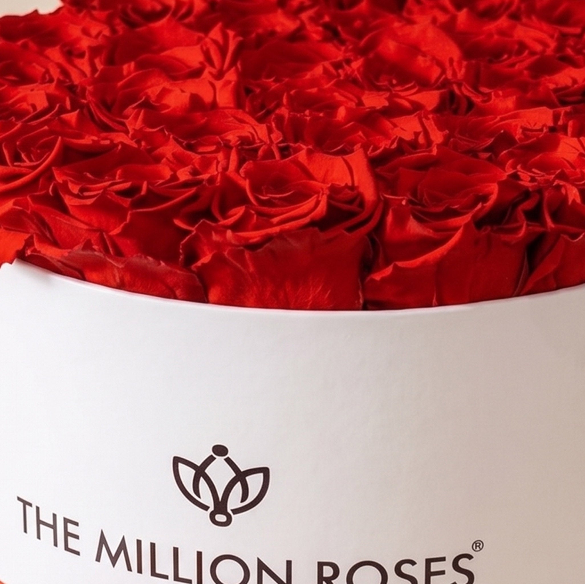 Supreme White Box | Red Roses
