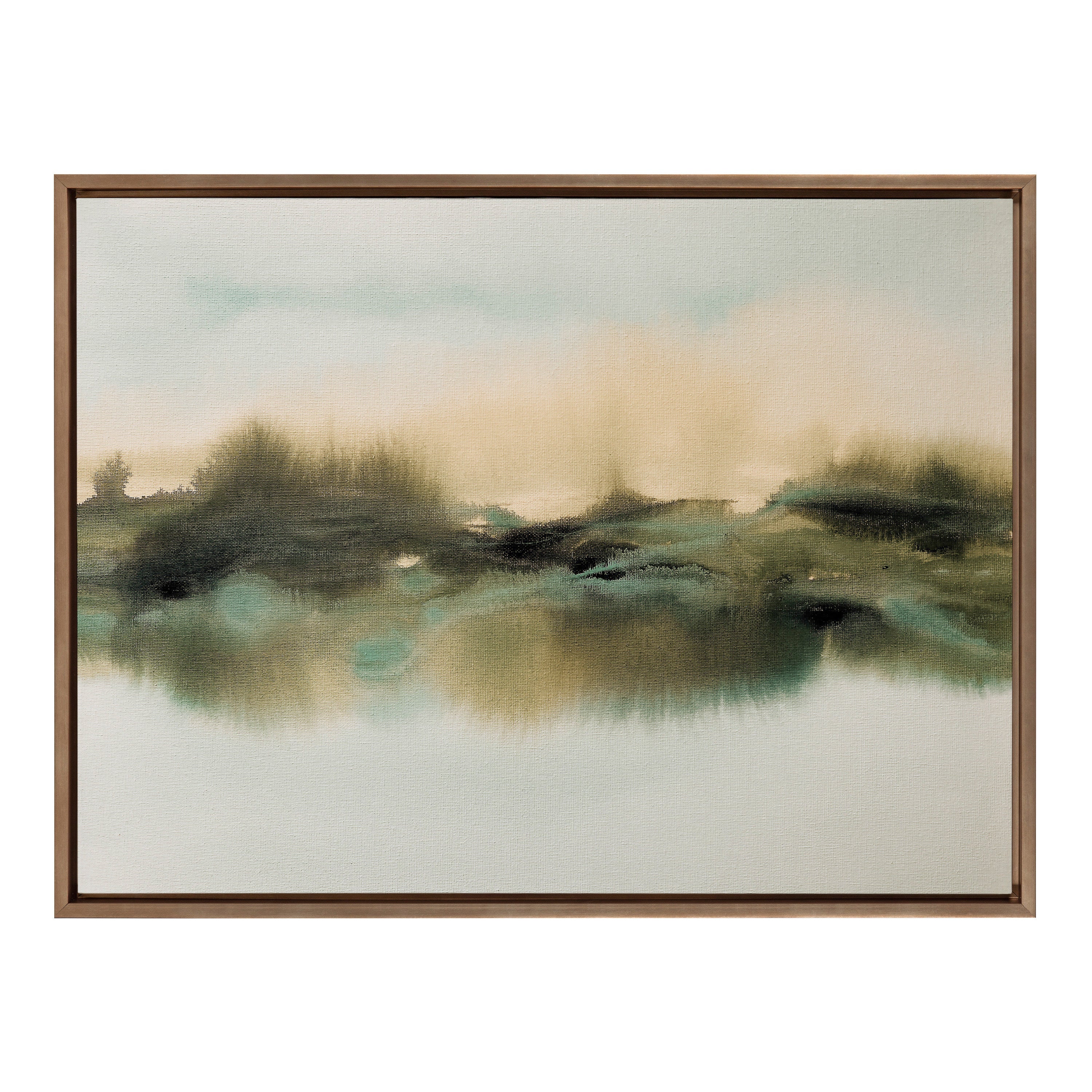 Sylvie Tranquil Meadows Framed Canvas by Amy Lighthall