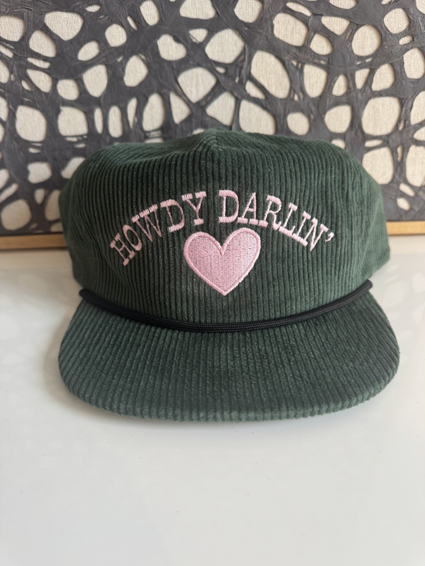 Howdy Darlin' - Corduroy Rope Snapback Hat