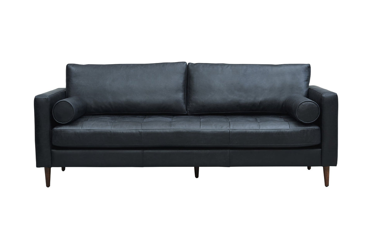 Alamo Top Grain Leather Sofa - Slate