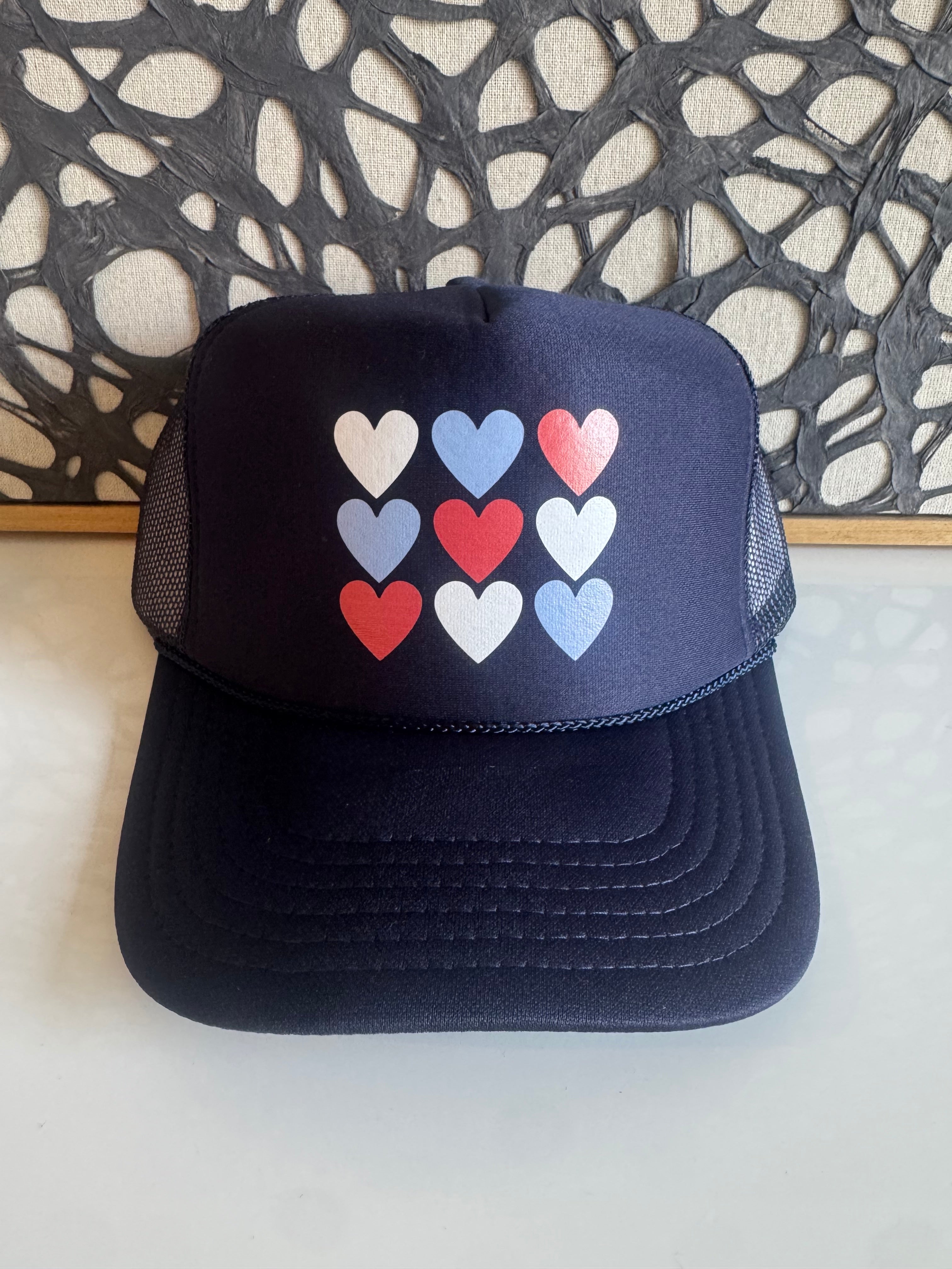 Tic Tac Heart - Navy Trucker Hat