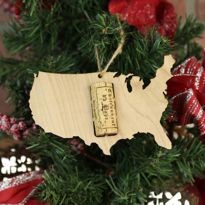 USA Wine Cork Holder Ornaments