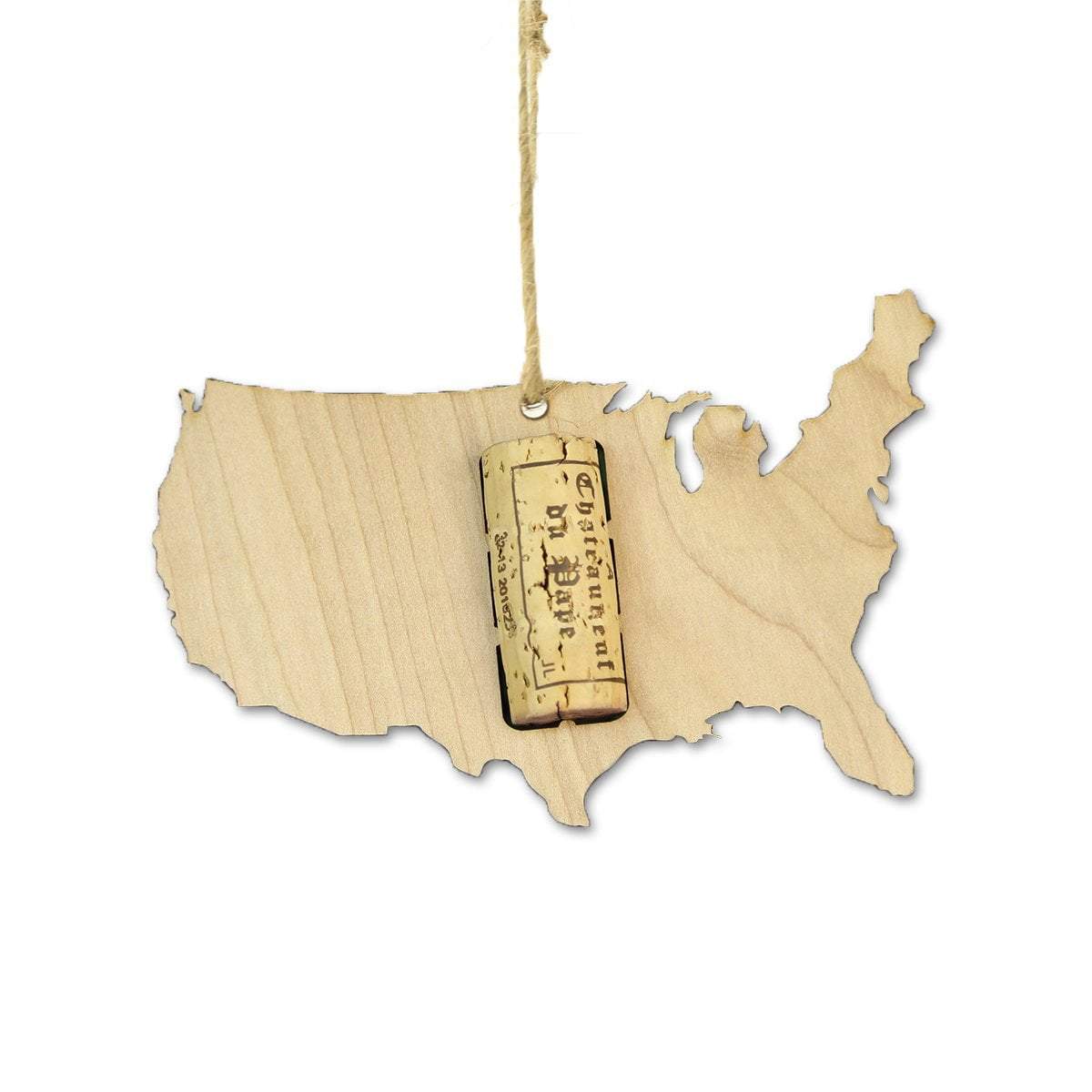 USA Wine Cork Holder Ornaments